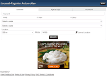 Tablet Screenshot of journalregister.autoconx.com