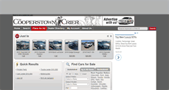 Desktop Screenshot of cooperstowncrier.autoconx.com