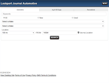 Tablet Screenshot of lockportjournal.autoconx.com