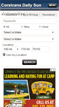 Mobile Screenshot of corsicanadailysun.autoconx.com