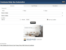 Tablet Screenshot of corsicanadailysun.autoconx.com