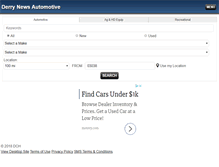Tablet Screenshot of derrynews.autoconx.com