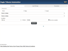 Tablet Screenshot of eagletribune.autoconx.com